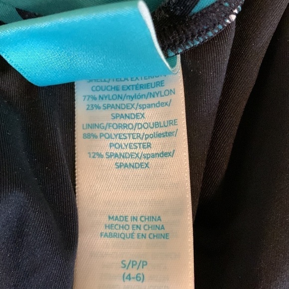 Coastal Blue Striped One-Piece Swimsuit, S - Picture 9 of 9